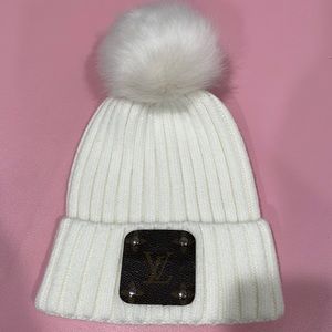 Pom Pom LV Beanie
